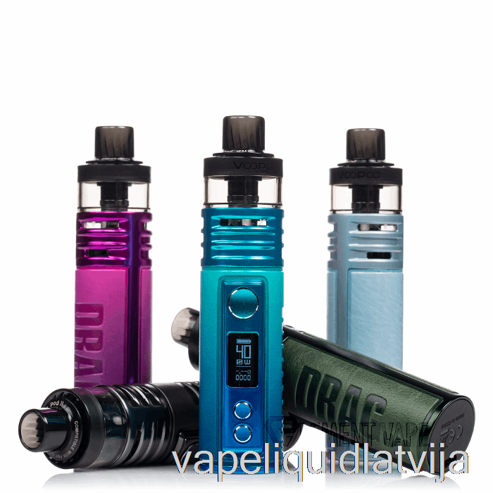 Voopoo Drag H40 Pod Mod Komplekts Rozā Vape šķidrums